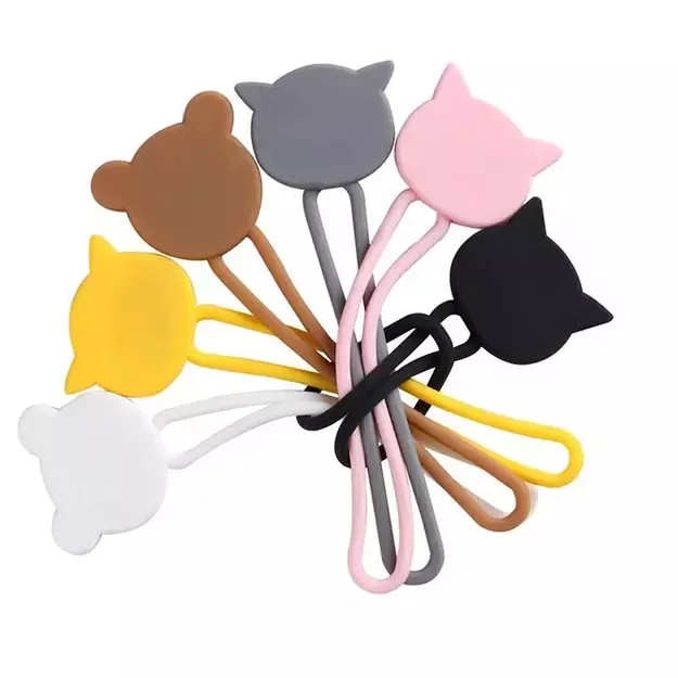 Silicone cable reel - brown 10