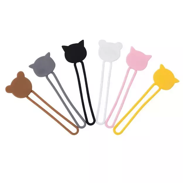 Silicone cable reel - brown 4