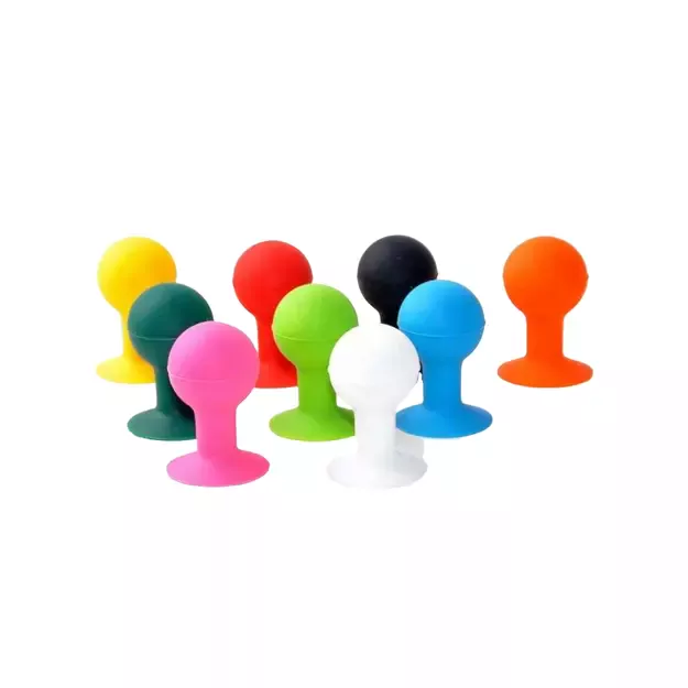 Phone holder with a round head - white 10