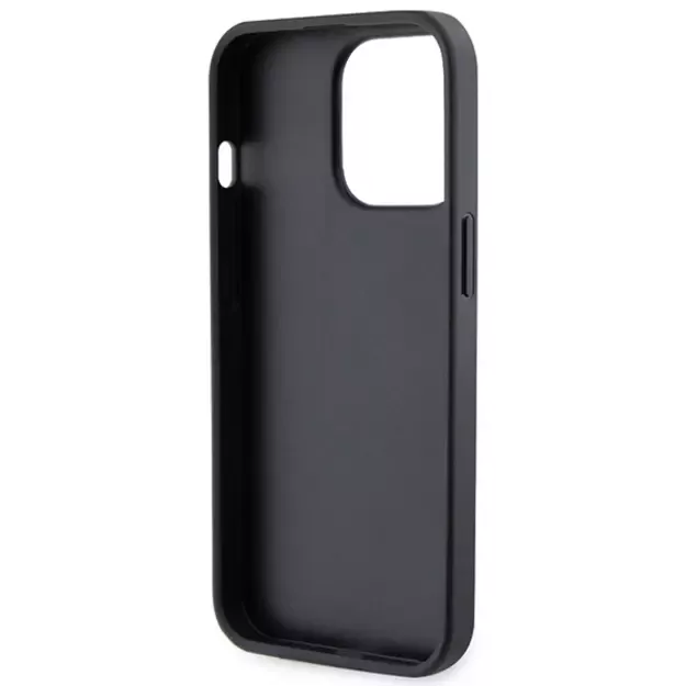 Guess GUHCP13LP4TDSCPK Case for iPhone 13 Pro / 13 - Black Crossbody 4G Metal Logo 15