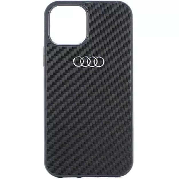 Audi Carbon Fiber iPhone 12/12 Pro 6.1&quot  black/black hardcase AU-TPUPCIP12P-R8/D2-BK 8