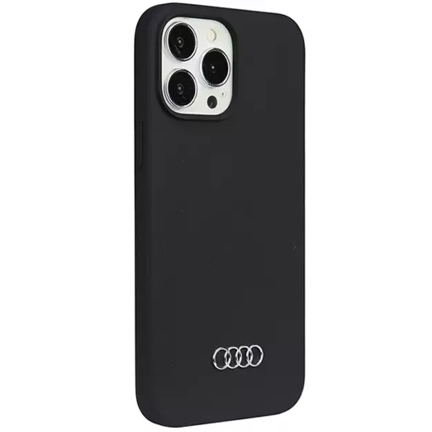 Audi Silicone Case iPhone 13 Pro Max 6.7&quot  black/black hardcase AU-LSRIP13PM-Q3/D1-BK 1