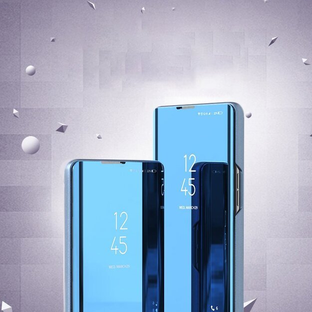 Clear View Case cover for Samsung Galaxy A72 4G blue 6