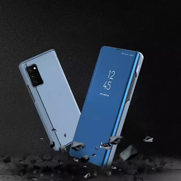 Clear View Case cover for Samsung Galaxy A72 4G blue 12