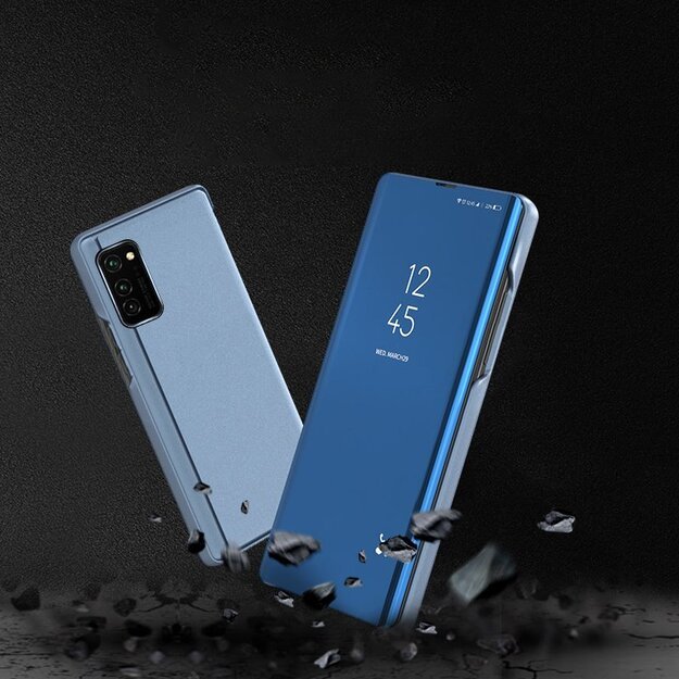 Clear View Case cover for Samsung Galaxy A72 4G blue 5