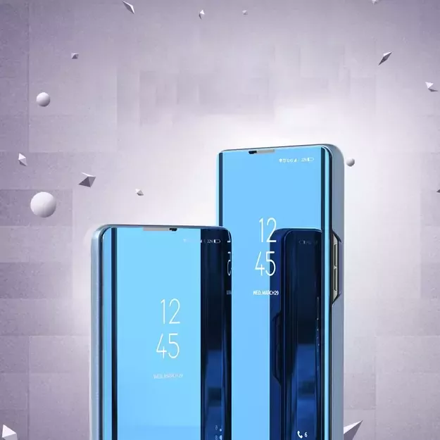 Clear View Case cover for Samsung Galaxy A72 4G blue 13