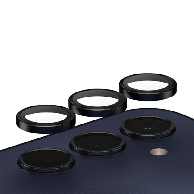 PanzerGlass Hoops Camera Protection for Samsung Galaxy A25 5G - with Black Frame 1