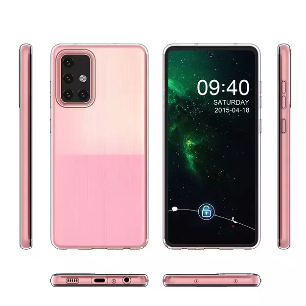 Ultra Clear 0.5mm Case Gel TPU Cover for Samsung Galaxy A72 4G transparent 3