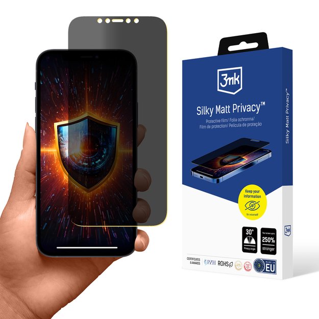 Apple iPhone 12 Pro Max - 3mk Silky Matt Privacy