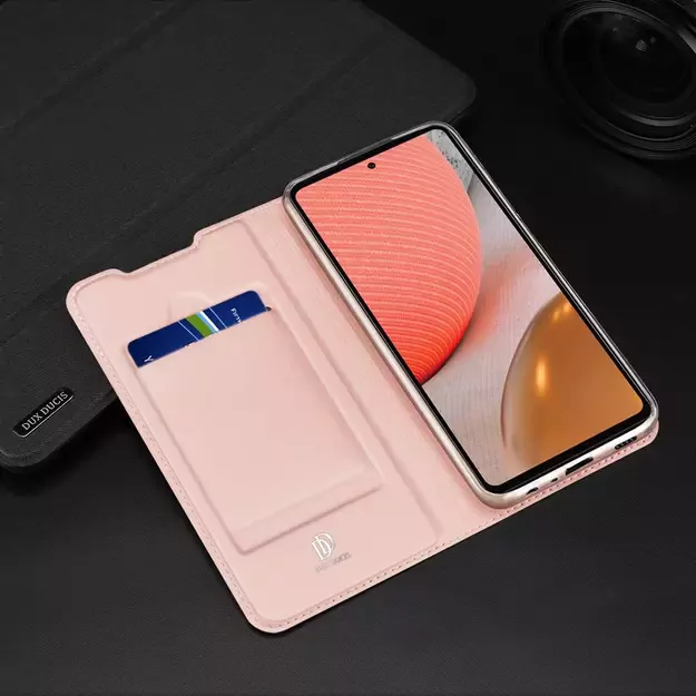 DUX DUCIS Skin Pro Bookcase type case for Samsung Galaxy A72 4G pink 9