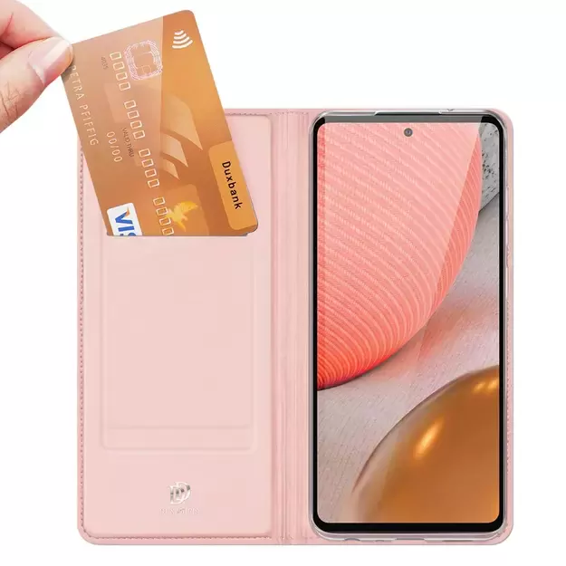 DUX DUCIS Skin Pro Bookcase type case for Samsung Galaxy A72 4G pink 1