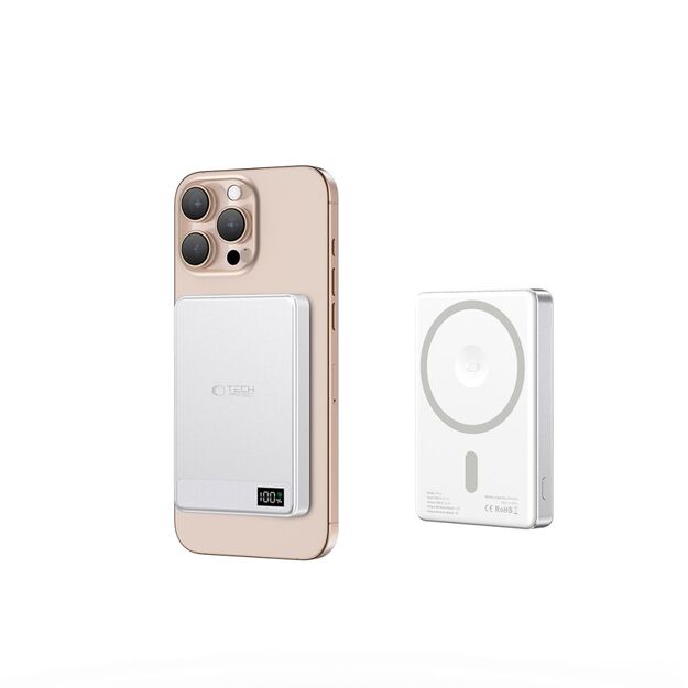 Powerbank Tech-Protect PB33 LifeMag MagSafe 5000mAH - silver 4