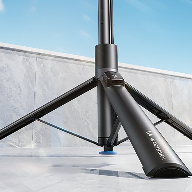 Selfie stick Wozinsky WRZP1 with automatically extendable legs, tripod function, 1.7m - black 13