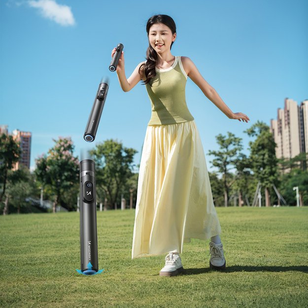 Selfie stick Wozinsky WRZP1 with automatically extendable legs, tripod function, 1.7m - black 9