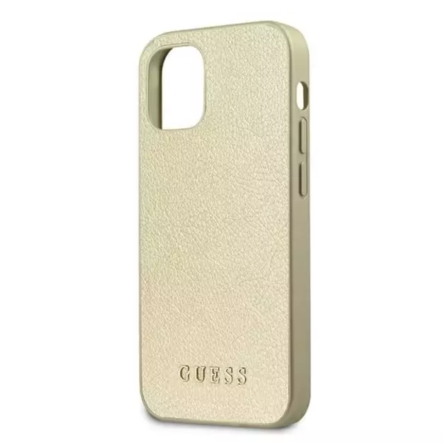 Guess GUHCP12SIGLGO iPhone 12 mini 5.4&quot  gold/gold hardcase Iridescent 6