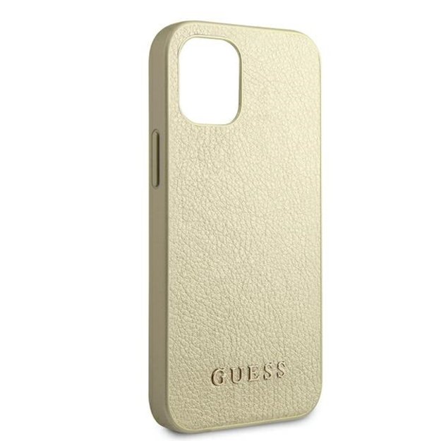 Guess GUHCP12SIGLGO iPhone 12 mini 5.4&quot  gold/gold hardcase Iridescent 17