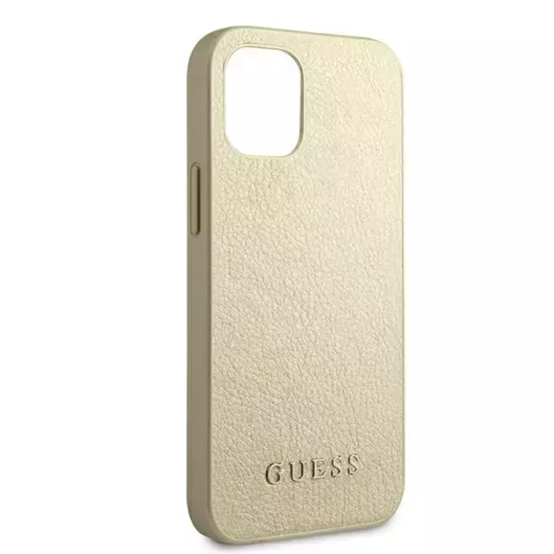 Guess GUHCP12SIGLGO iPhone 12 mini 5.4&quot  gold/gold hardcase Iridescent 8