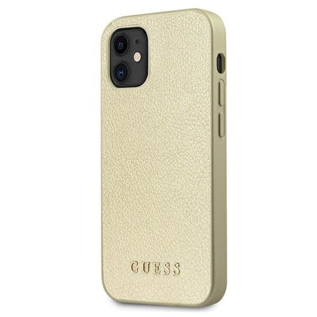 Guess GUHCP12SIGLGO iPhone 12 mini 5.4&quot  gold/gold hardcase Iridescent 10