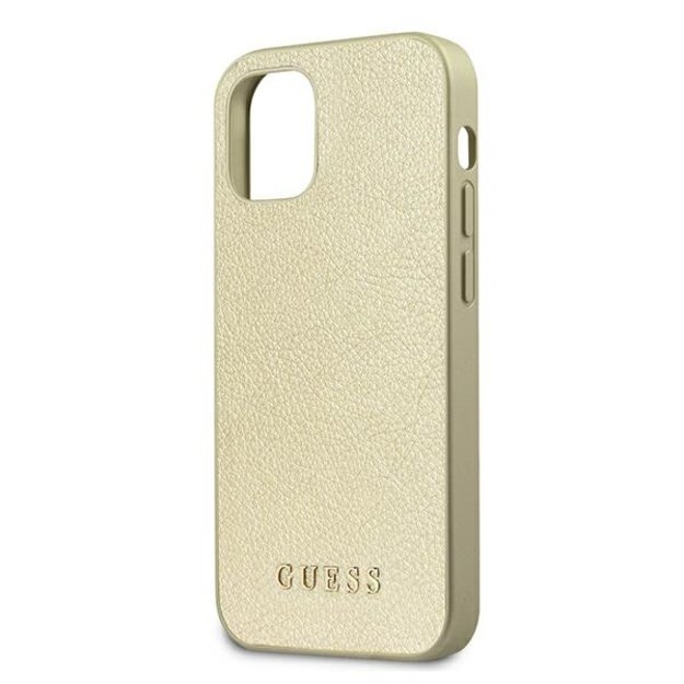 Guess GUHCP12SIGLGO iPhone 12 mini 5.4&quot  gold/gold hardcase Iridescent 15