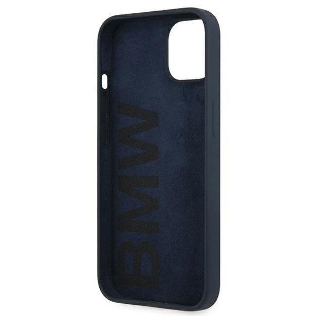 Etui BMW BMHCP13SSILNA iPhone 13 mini 5,4  granatowy/navy hardcase Silicone Signature 5