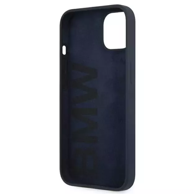 Etui BMW BMHCP13SSILNA iPhone 13 mini 5,4  granatowy/navy hardcase Silicone Signature 10