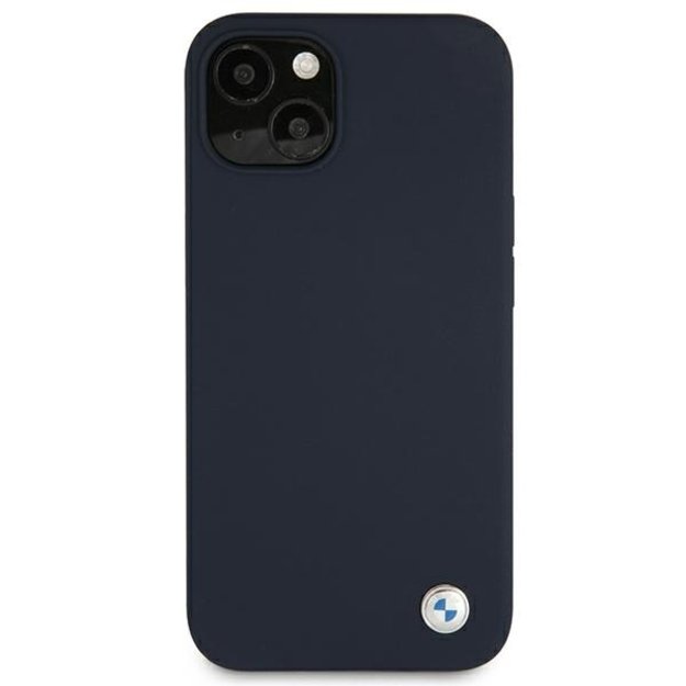 Etui BMW BMHCP13SSILNA iPhone 13 mini 5,4  granatowy/navy hardcase Silicone Signature 1