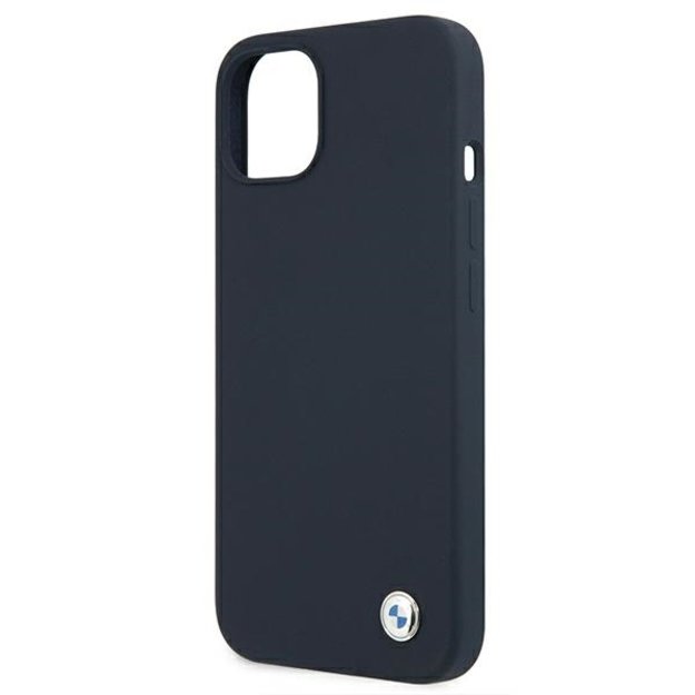 Etui BMW BMHCP13SSILNA iPhone 13 mini 5,4  granatowy/navy hardcase Silicone Signature 4