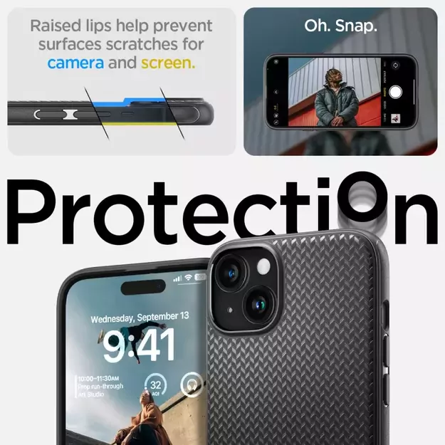 Spigen Mag Armor MagSafe iPhone 15 Case - Matte Black 9