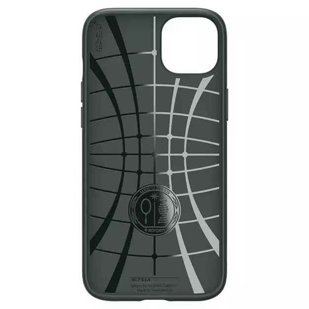 Spigen Liquid Air iPhone 15 Plus Case - Dark Green 13