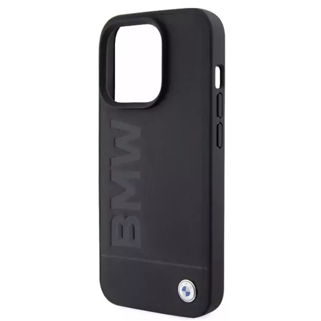 BMW MagSafe Leather Hot Stamp case for iPhone 15 Pro - black 5