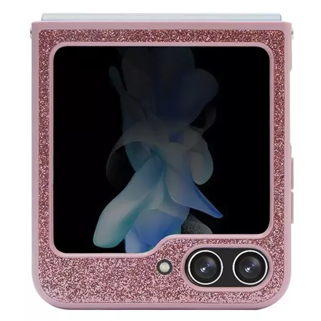 Guess Glitter Script case for Samsung Galaxy Z Flip 5 - pink 2