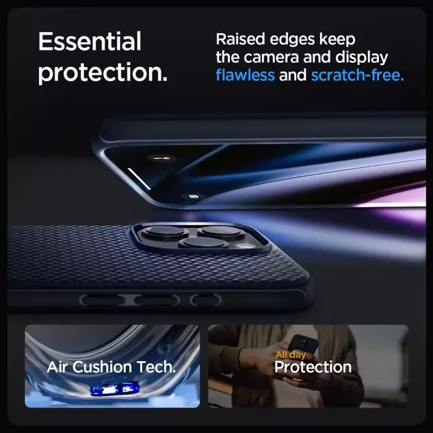 Spigen Mag Armor Case with MagSafe for iPhone 15 Pro Max - Blue 11