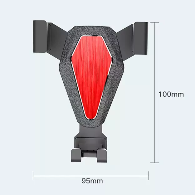 Gravity smartphone car holder, silver (YC07) 9