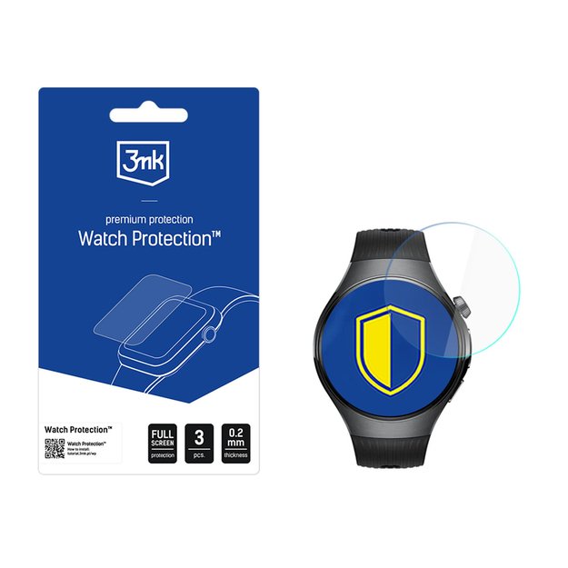 Smartwatch Screen Protector 3mk Watch Protection ARC for Huawei Watch 5 46mm