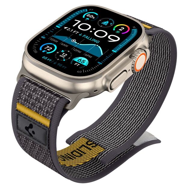 Spigen Athlex Air Strap for Apple Watch 44 / 45 / 46 / 49 mm - Gray 8