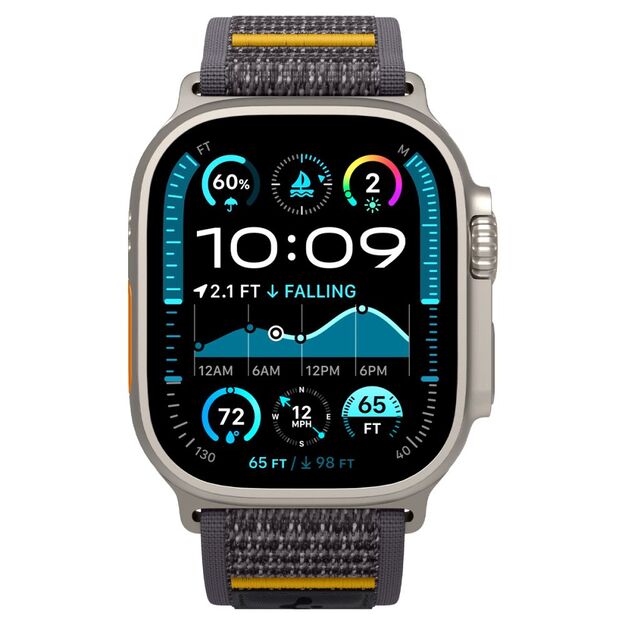 Spigen Athlex Air Strap for Apple Watch 44 / 45 / 46 / 49 mm - Gray 1