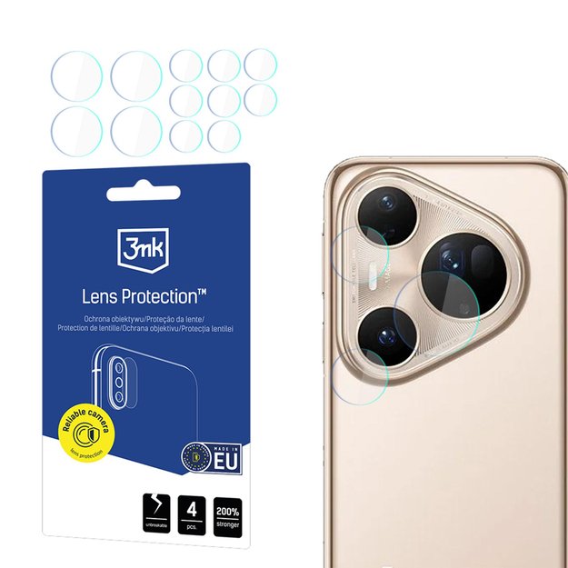 3mk Lens Protection Hybrid Glass for Camera Lens on Huawei Pura 80 Ultra