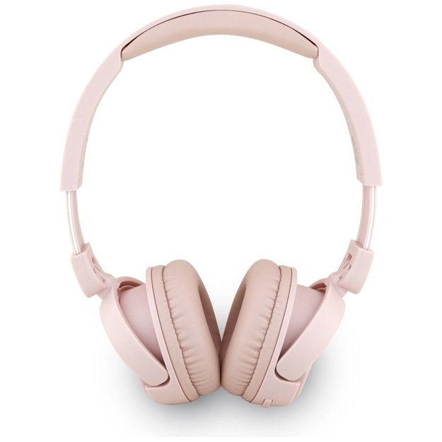 Guess Metal Logo Script Over-Ear Headphones - Pink 1