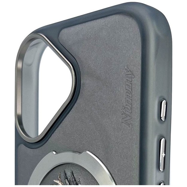 Nimmy Dragon MagSafe iPhone 16 Case - Gray 8
