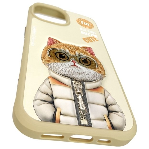 Nimmy Cool&amp Cute 2.0 Cat Case for iPhone 15 - Beige 8
