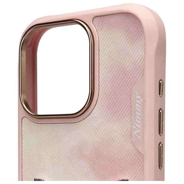 Nimmy Big Eyed Pet 2.0 Cat Case for iPhone 16 Pro Max - Pink 2