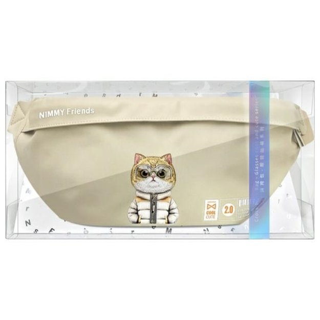 Nimmy Crossbody Cool&amp Cute 2.0 Cat Shoulder Bag - Green 4