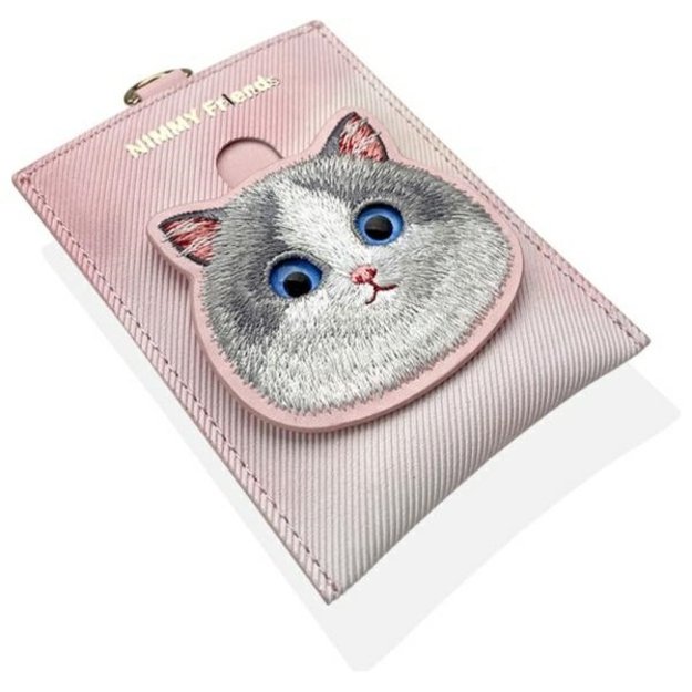 Nimmy Big Eyed Pet 2.0 Cat 3-in-1 Phone Bag + Wallet + Tracker Case - Pink 7