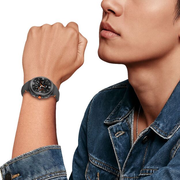 Tech-Protect Silicone Strap for Samsung Galaxy Watch 40/44/46 mm - Black 2