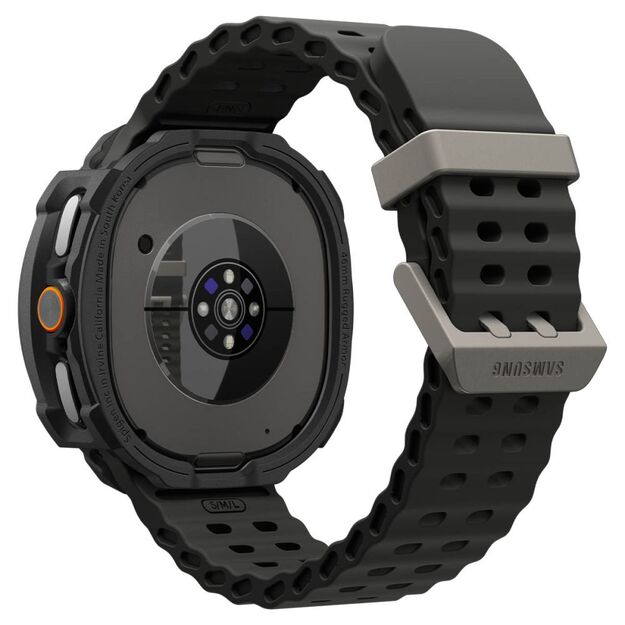 Spigen Rugged Armor Case for Samsung Galaxy Watch 8 Classic 46mm - Matte Black 4