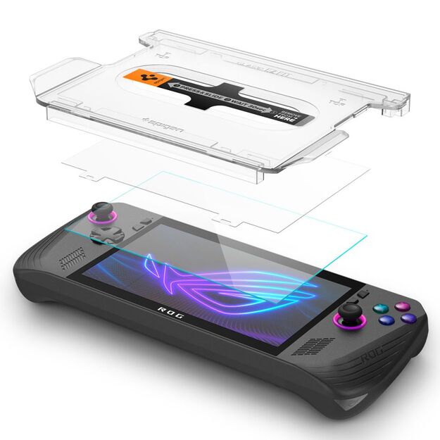 Spigen Glas.TR EZ Fit 2-pack Tempered Glass for Asus Rog Ally X - Transparent 1