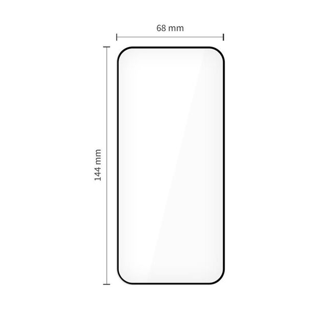 Tech-Protect Quick Set+ 2-pack tempered glass for iPhone 14 Pro - black 2