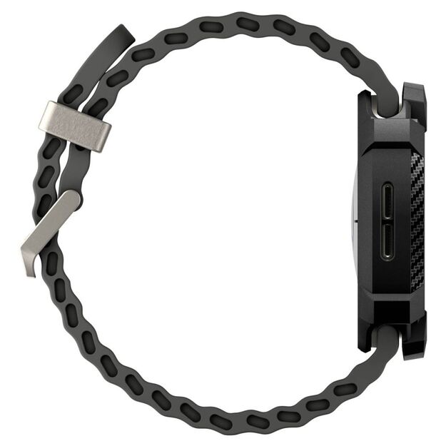 Spigen Rugged Armor Case for Samsung Galaxy Watch 8 40mm - Matte Black 6