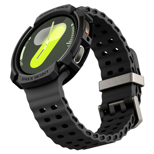 Spigen Rugged Armor Case for Samsung Galaxy Watch 8 40mm - Matte Black 8