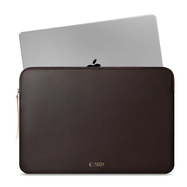 Tech-Protect Fleece Laptop Bag 15-16 - Brown 2